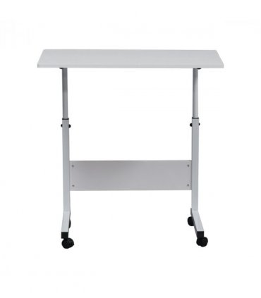 [Old code:92088120]Removable E1 15MM Chipboard & Steel Side Table with Baffle White L