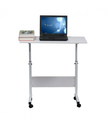 [Old code:92088120]Removable E1 15MM Chipboard & Steel Side Table with Baffle White L