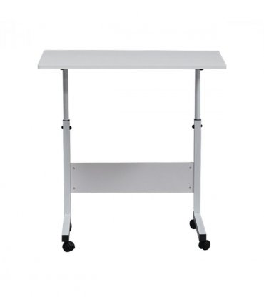 [Old code:92088120]Removable E1 15MM Chipboard & Steel Side Table with Baffle White L