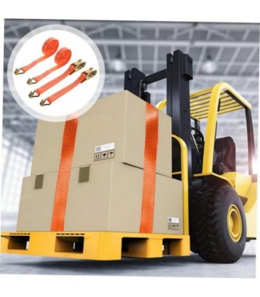 New 4x tensioning belts with ratchet and hook lashing belts tensioning belt 800kg 6m meters