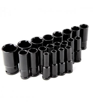 20PCS Deep Impact Socket Set 1/2 Inch Drive Metric 8 - 32mm Lifetime Warranty UK
