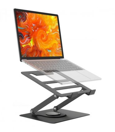 360Â° Metal Portable Laptop Tablet Stand Riser Bracket Adjustable Holder For Desk