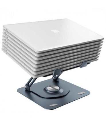 360Â° Metal Portable Laptop Tablet Stand Riser Bracket Adjustable Holder For Desk
