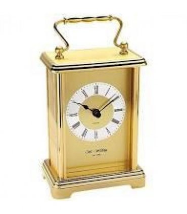 Wm.Widdop Carriage Clock - 2 tone gilt dial