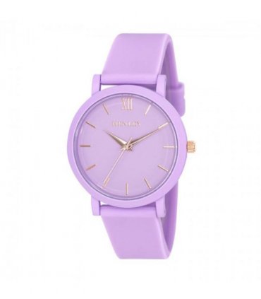 Henley Ladies Coloured Case Silicone Sports Watch Lilac H06178.7