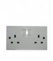Daewoo Double Switched Socket pack of 10