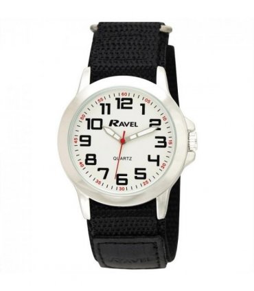 Ravel Men Sports Case Arabic Dial Velcro Strap Watch R1601.65.12