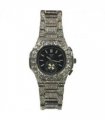 NY LONDON GENTS BLING WATCH PI-7644 PNP/BLK