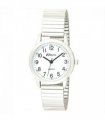 Ravel Ladies Bold Number White Dial Gold Expander Bracelet Watch R0232.21.2