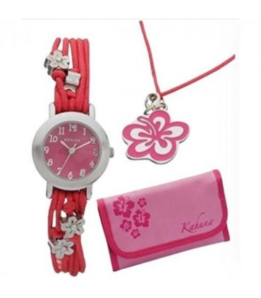 Kahuna Children Girls Wallet, Necklace Gift Set 10 Watches  - CLEARANCE NEEDS RE-BATTERY