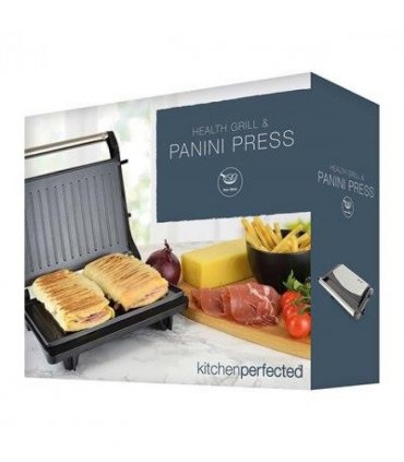 KitchenPerfected Health Grill and Panini Press - Black Steel