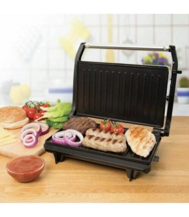 KitchenPerfected Health Grill and Panini Press - Black Steel