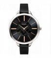 Sekonda Ladies Black Leather Strap Watch