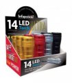 Infapower 14 LED Ultra Aluminium Torch (Pack of 12)