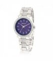 Henley Ladies Fashion Bling Blue Dial & Silver Bracelet Watch H07342