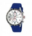 Henley Mens Large Polished Sports Silicone Watch Blue/Silver H02225.16