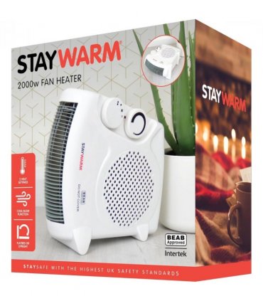 StayWarm 2000w Upright / Flatbed Fan Heater