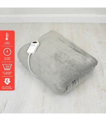 StayWarm 180x130cm Extra Large Heated Throw Blanket - Grey