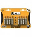 JCB AA Super Alkaline Batteries 8 Per Card - Box of 12