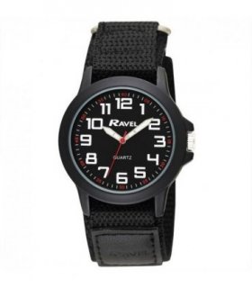 Ravel Mens Sports Case Arabic Dial Strap Watch R1601.65.33