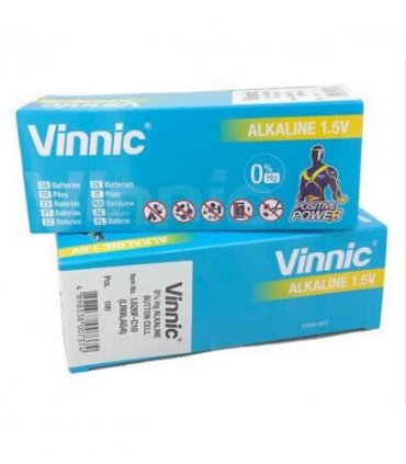 Vinnic L626 AG4 Watch Battery BOX OF 10 (100 Batteries)
