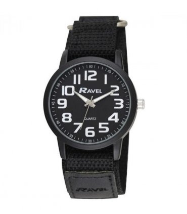 Ravel Mens Velcro Sports Bold Arabic Dial Watch R1601.64.33