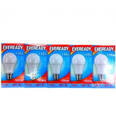 Eveready LED Bulb GLS B22 DL 100W 5pk