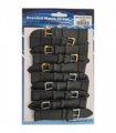 Leather Black Watch Straps Pk10 size 24mm 1005.05