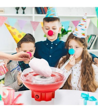 Global Gizmos Retro Candy Floss Maker Red 400W- 55889