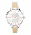 Sekonda Ladies Fashion Editions white Dial with Beige Leather Strap Watch