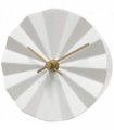 Acctim Layla Resin Table Clock in White 37092