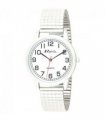 Ravel Mens Bold Number White Dial Expander Bracelet Watch R0232.11.1