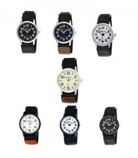 Ravel Sports Case Arabic Dial Velcro Strap Watch R1601