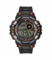 Sekonda Mens Sports Chronograph 50m Water Resistance Digital Black Rubber Strap Watch