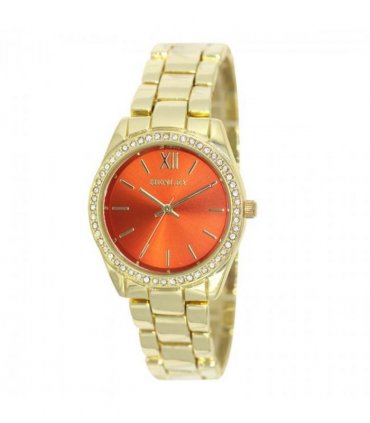 Henley Ladies Diamante Bracelet Watch Gold/Orange H07327.28