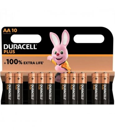 Duracell Plus MN1500+ AA Alkaline Batteries 10 Per Card
