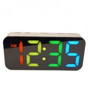 Acctim Jaxon Digital Alarm Clock in White - 16512