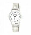 Ravel Womens Chrome/White Dial Watch R0201.01.2S