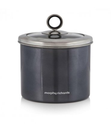 Morphy Richards Small 14cm x 13cm Canister Black 46270