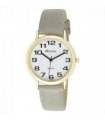 Ravel Mens Basic White Dial Grey Leather Strap Watch R0105.43.1A