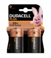 Duracell Plus MN1300+ D Size Alkaline Batteries 2 Per Card- Box of 10