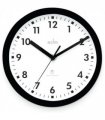 Acctim Nardo 20cm Radio Controlled Black Wall Clock 74663