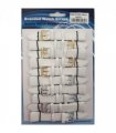 Leather White Watch Straps Pk10 Size 18mm 1005.02