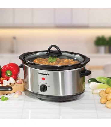 Daewoo 3.5L Slow Cooker Stainless Steel- SDA1364