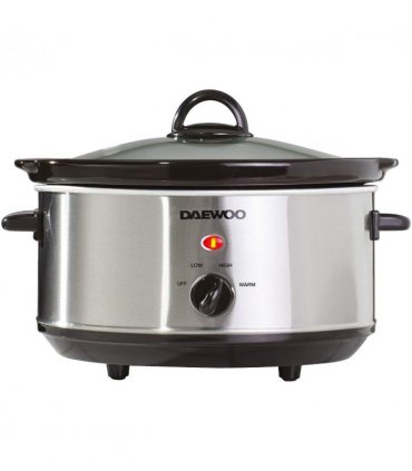 Daewoo 3.5L Slow Cooker Stainless Steel- SDA1364
