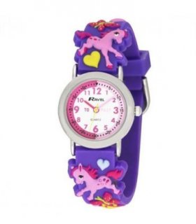 Ravel Children Girls 3D Cartoon Time Teacher Watch Pony R1513.70