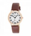 Ravel Mens Basic White Dial Brown Leather Strap Watch R0105.42.1A