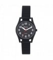 Ravel Ladies Basic Bold Easy Read Expander Bracelet Watch Black/Black R0225