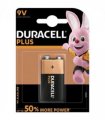 Duracell Plus 9V Alkaline Batteries 1 Per Card- Box of 10