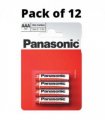 Panasonic AAA Zinc Batteries 4 Per Card- Box of 12